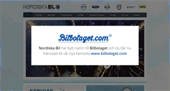 Desktop Screenshot of nordiskabil.se